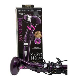Conair InfinitiPro Secret Wave 360° Rotation Styler Tourmaline Ceramic Hair Iron
